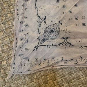 Pale pink Madewell bandana